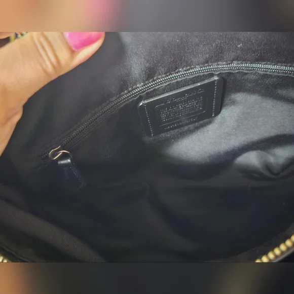 Coach F57507 Christie Carryall Shoulder Bag Python Snake Exotic Black Purse EUC - Picture 12 of 15